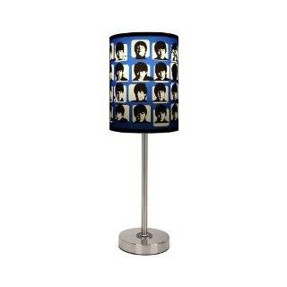 Beatles/Hard Days Night Table Lamp With Brushed Nickel Base