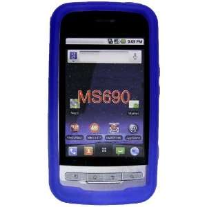  LG Optimus M690 Blue Silicon Case 
