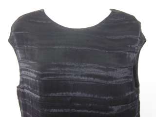 NWT VERA WANG Black Wool Silk Sleeveless Dress 8 $1495  