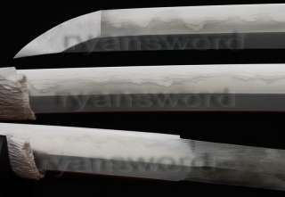   JAPANESE CLAY TEMPERED ABRASIVE FOLDED STEEL SWORD KATANA #1516  