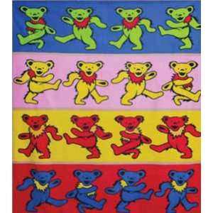  Grateful Dead Dancing Bears Coral Fleece Blanket: Toys 