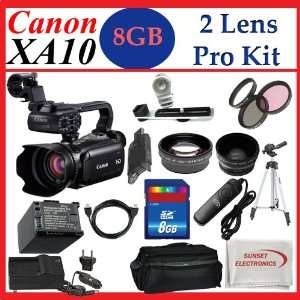  Canon XA10 Professional Camcorder with 64GB Internal Flash 