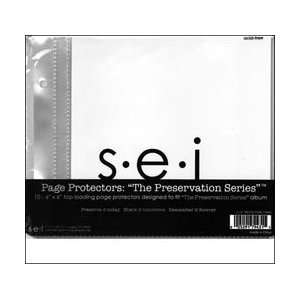  S.E.I. Preservation Series Page Protectors 6X6 10/Pkg 