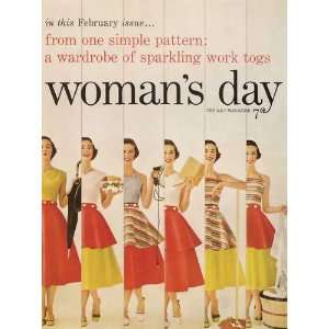  Womans Day February 1954 by Womans Day Magazine . Art 
