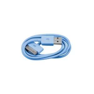  USB Data Cable for iPod and iPhone Blue Cell Phones 