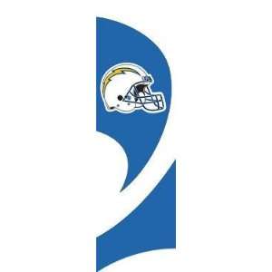  Exclusive By The Party Animal TTSD Chargers Tall Team Flag 