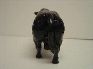 Vintage Plastic Black Angus Cow Figure (sku 1757)  