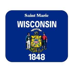  US State Flag   Saint Marie, Wisconsin (WI) Mouse Pad 