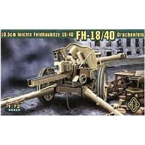   leFh18/40 10.5cm WWII Field Howitzer 1 72 Ace Models Toys & Games