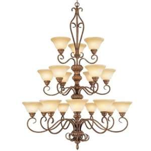  Livex 8299 57 Bistro Chandelier Venetian Patina