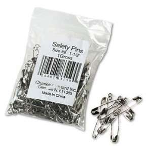  LEO83150   Nickel Plated Steel Safety Pins: Office 