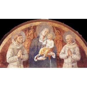  Hand Made Oil Reproduction   Benozzo Gozzoli   24 x 14 