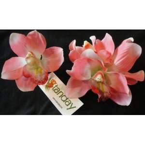   Cymbidium Orchid Wrist Corsage & Buttonier Set. 