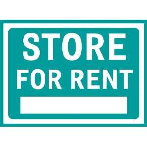  Store For Rent Sign Removable Wall Sticker: Home & Kitchen