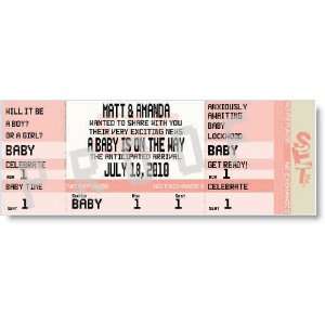  Pregnancy Announcement Ticket: Health & Personal Care