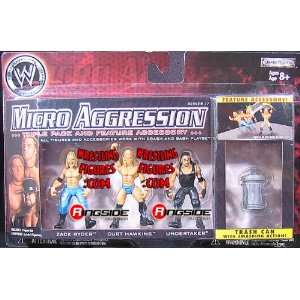   RYDER MICRO AGGRESSION 17 WWE Wrestling Action Figures: Toys & Games