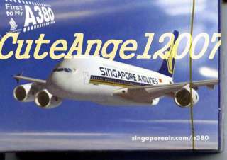 One Sealed Deck of Singapore Airline Playing cards, A380 1ST TO FLY
