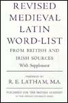 Revised Medieval Latin Word List from British and Irish Sources 