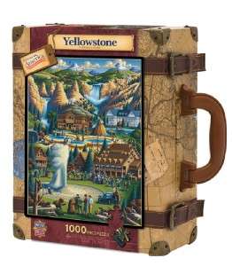Yellowstone National Park 1000pc Suitcase Jigsaw Puzzle  