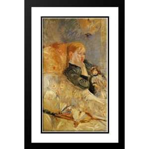  Morisot, Berthe 26x40 Framed and Double Matted Little Girl 