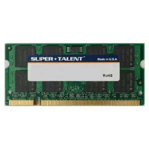  Super Talent DDR2 667 SODIMM 2GB/128x8 Value Notebook 