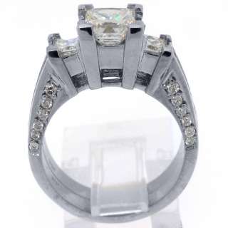 CARAT DIAMOND ENGAGEMENT RING WEDDING BAND BRIDAL SET PRINCESS 