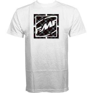  FMF Apparel Off Axis T Shirt   Large/White Automotive