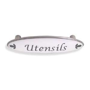  Utensils Pull 3 Centers Slate Gray Letters LQ PBF602Y B 