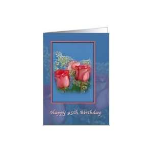  95th Birthday, Red Roses Card: Toys & Games