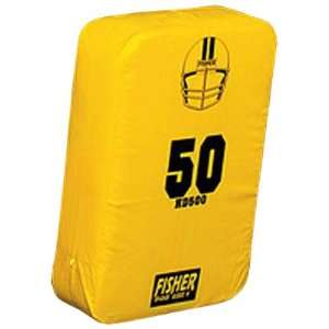  Fisher HD500 Big Beulah Body Football Hand Shields GOLD 36 