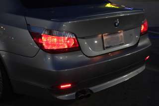 series 530i BMW E60 LED REAR BUMPER REFLECTOR LED LIGHT 530i LOGO 
