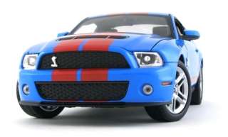 SHELBY COLLECTIBLES DC12424 1:24 2010 SHELBY MUSTANG GT500 BLUE 