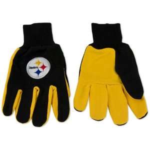  Pittsburgh Steelers Black & Gold Jersey Work Gloves Nfl 