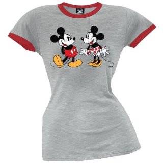 Mickey Mouse   Best Friends Juniors Ringer T Shirt