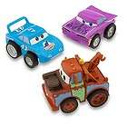 NEW IN BOX DISNEY CARS TURBO PULLBACK RACER SET with TOW MATER    3 