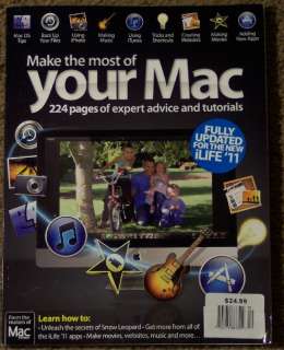 YOUR MAC BOOK 224 Page EXPERT GUIDE iLife ALL NEW 2011  
