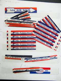 US Stamps Huge Mint Air Mail Labels Stock  