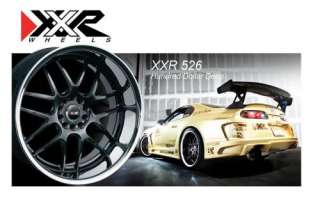 20 XXR 526 Tuner Wheel Chromium Black/SSC 4 wheels 20X9 +35 5 4.5(114 