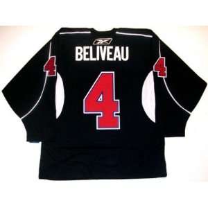 Jean Beliveau Montreal Canadiens Black Rbk Jersey   XX Large:  