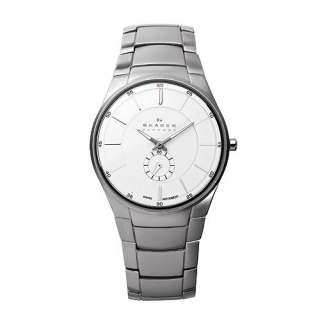 New Skagen 924XLSXS Classic Round Silver Stainless Steel Mens Watch 