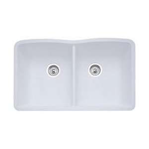   Equal Double Bowl Silgranit II Sink BL440185 White