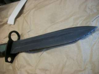   Bayonet Knife With Black Scabbard * Camillus NY * NEW NIP * XM8  