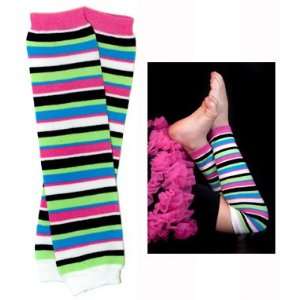   : (#19) Birthday girl stripe baby leg warmers by My Little Legs: Baby