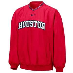  Nike Houston Cougars Red Classic Windshirt (Small) Sports 