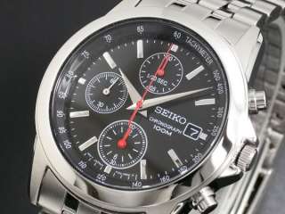 NEW SEIKO TAC 1/20sec CHRONOGRAPH SNDC13P1 100M MENS WATCH LTD FREE 