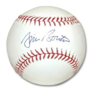  Jim Bouton Signed Baseball: Sports & Outdoors