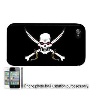  Pirate Deaths Head Flag Apple iPhone 4 4S Case Cover Black 