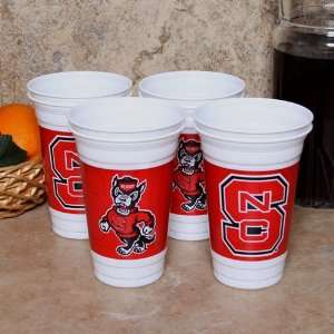  North Carolina State Wolfpack 8 Pack 20oz. Plastic Cups 