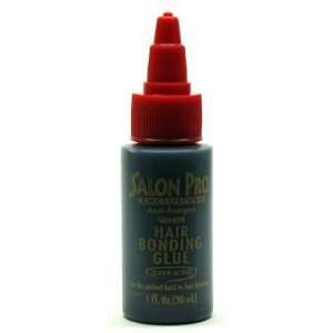    Salon Pro Hair Bonding Glue 1oz. Super (Pack of 12): Beauty