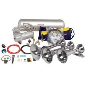    Sonicboom Complete Train horn kit 154 dBa 150 psi Automotive